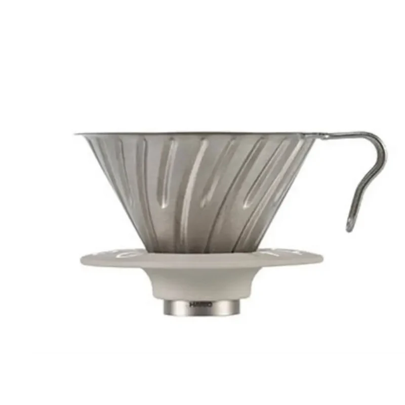 Hario V60 Dripper Titanium Silver Filterhouder