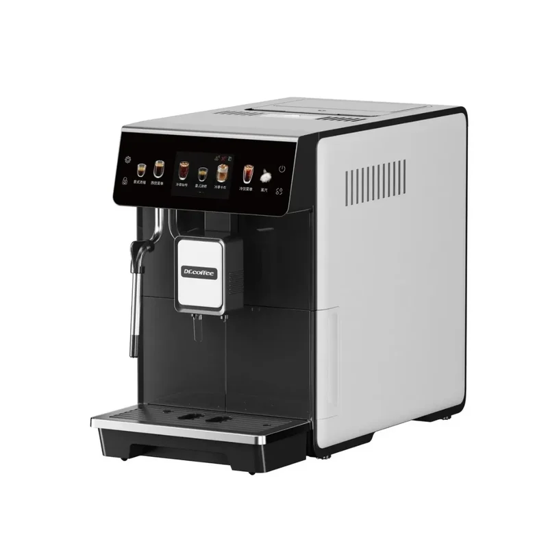 Dr. Coffee E01 Espresso Machine - Bean to Cup, 16g Double-Strength Brewer