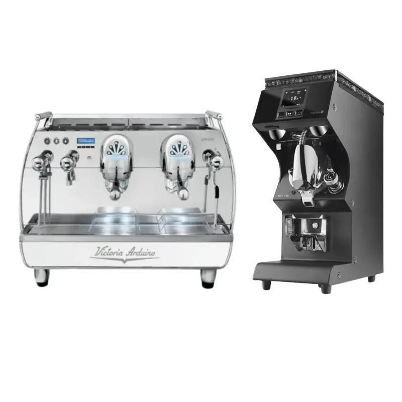Victoria Arduino Adonis Espresso Machine + Mythos MY75 Grinder Commercial Bundle Kit