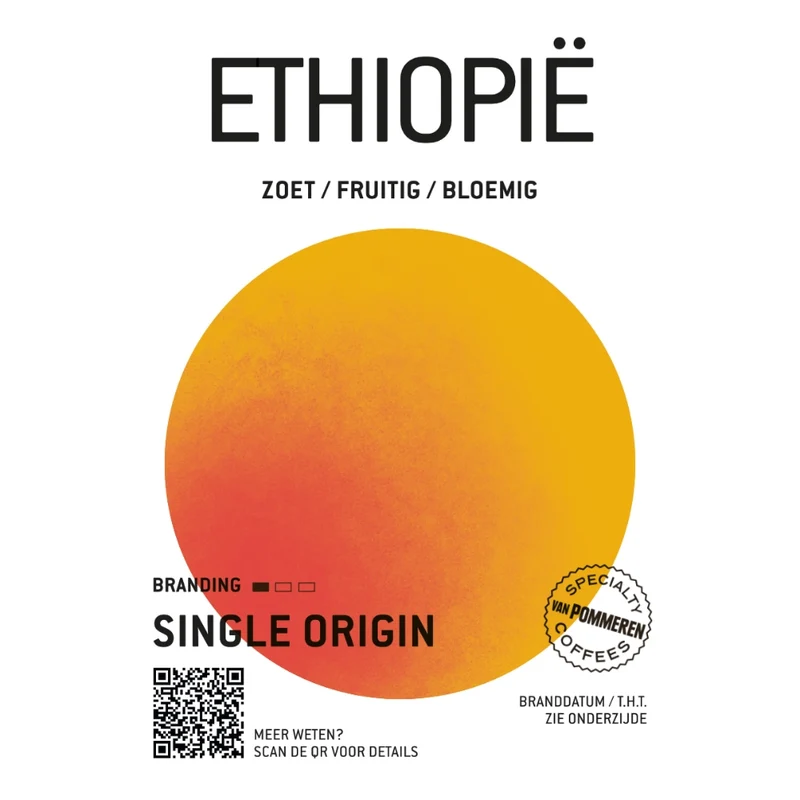 Van Pommeren Ethiopië - Halo Beriti Natural - Koffiebonen