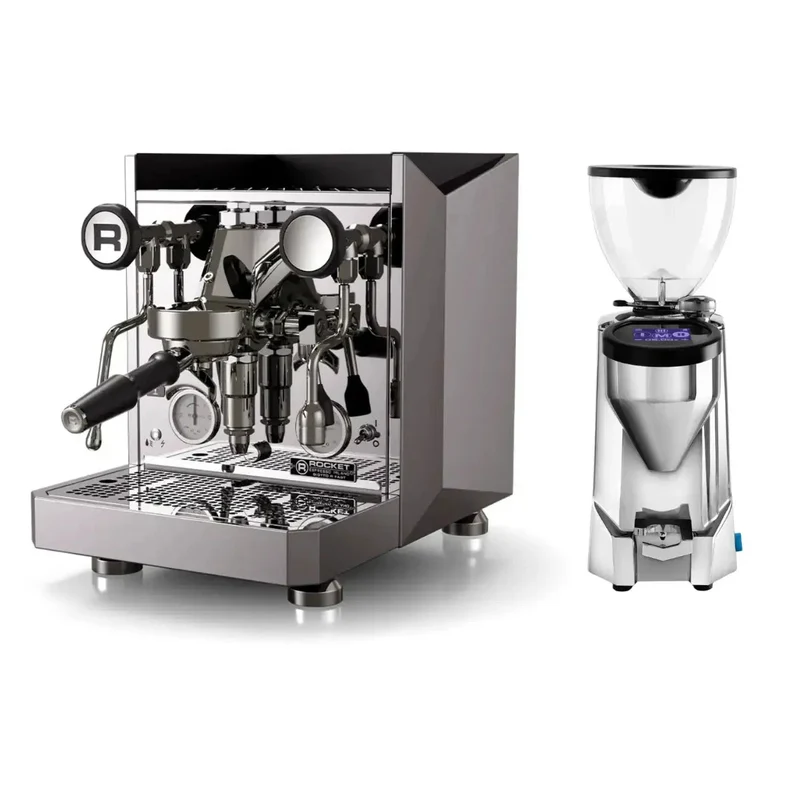 Rocket Giotto R Fast Espresso Machine + Fausto Grinder - Home Bundle Kit