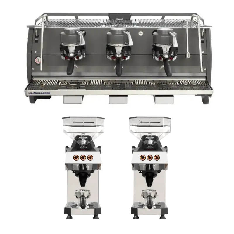 La Marzocco Strada X - 3 Group Espresso Machine + x 2 La Marzocco Swan Grinders + Installation