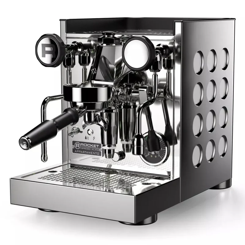 Rocket Appartamento TCA Espresso Machine - Temperature Control - Steel/White