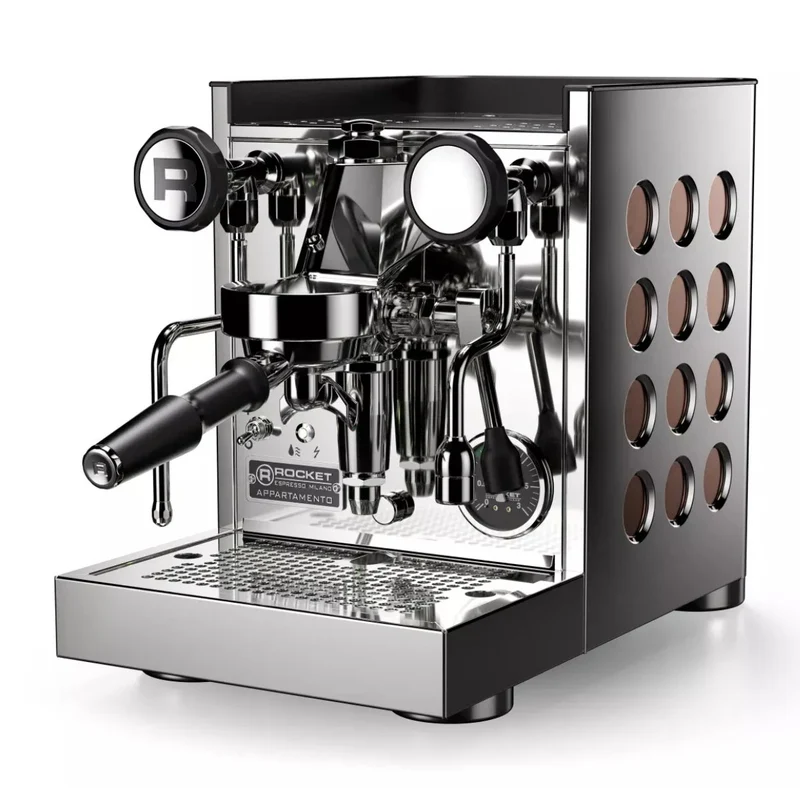 Rocket Appartamento TCA Espresso Machine - Temperature Control - Steel/Copper