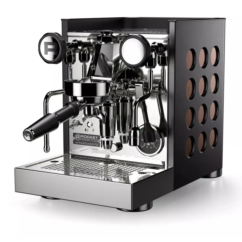 Rocket Appartamento TCA Espresso Machine - Temperature Control - Black/Copper