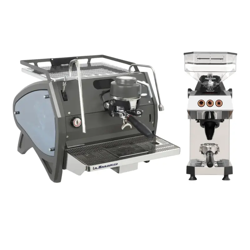 La Marzocco Strada X 1 Gr Espresso Machine + Swan Espresso Grinder Commercial Bundle Kit