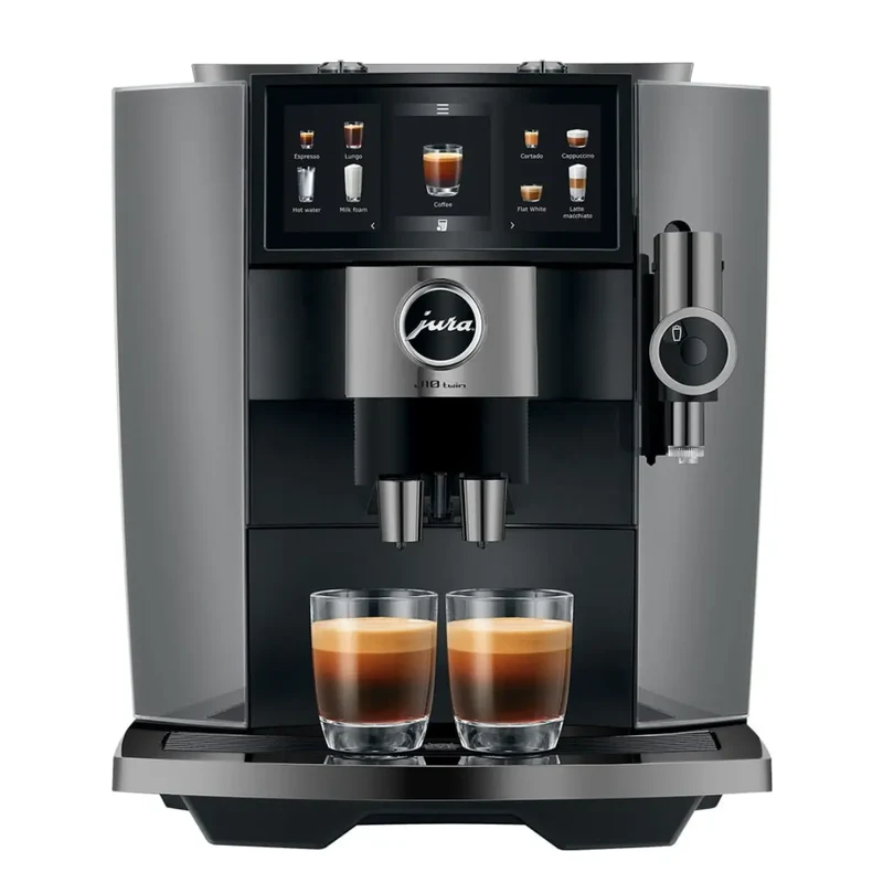 JURA J10 Twin Diamond Automatic Espresso Machine - Onyx - Bean to Cup