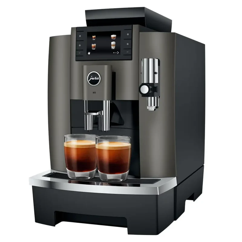 JURA W8 Automatic Bean to Cup Espresso Machine - Up to 50 Cups/day