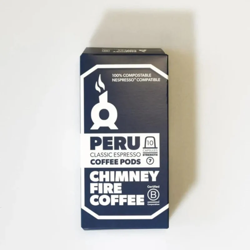 Chimney Fire Nespresso Compatible Decaf Pods - 1 Pack (10 Pods)