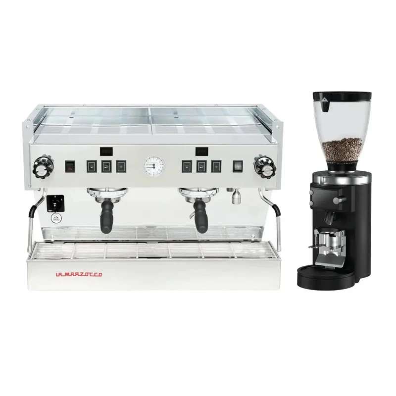 La Marzocco Linea Classic S 2 Group Espresso Machine + Mahlkonig E65W GBS Espresso Grinder