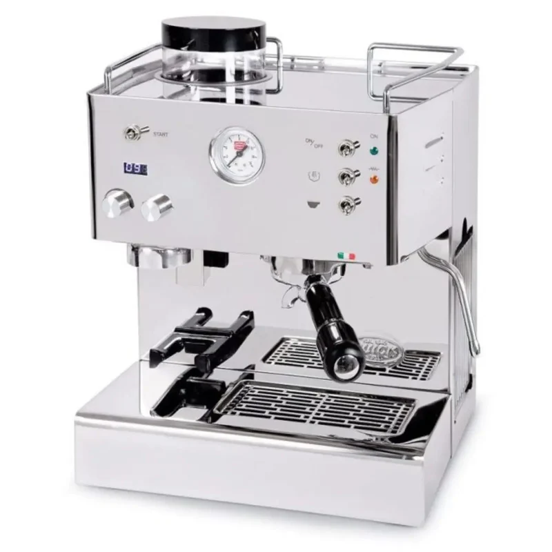Quick Mill Pegaso Espresso Machine with Integrated Coffee Grinder + PID Function & Coffee Beans