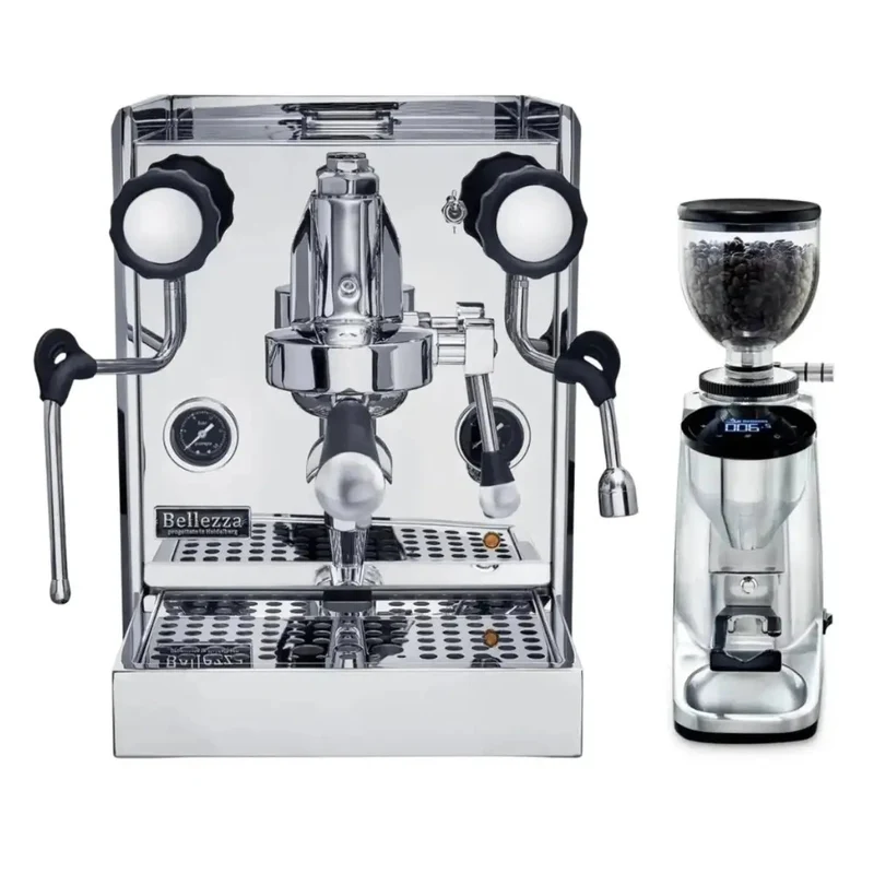 Bellezza Home Espresso Bundle - Valentina Leva Espresso & Piccola Grinder