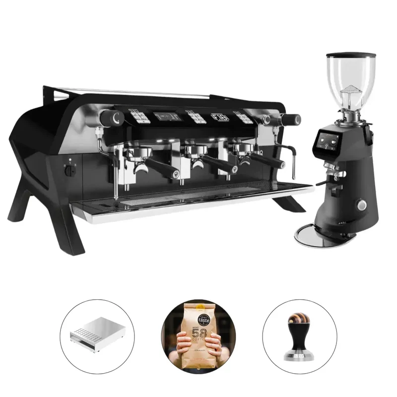 Sanremo F18 Multi-Boiler 2 Group Espresso Machine + SR64 EVO Pro Sense Grinder (Grind by Weight)