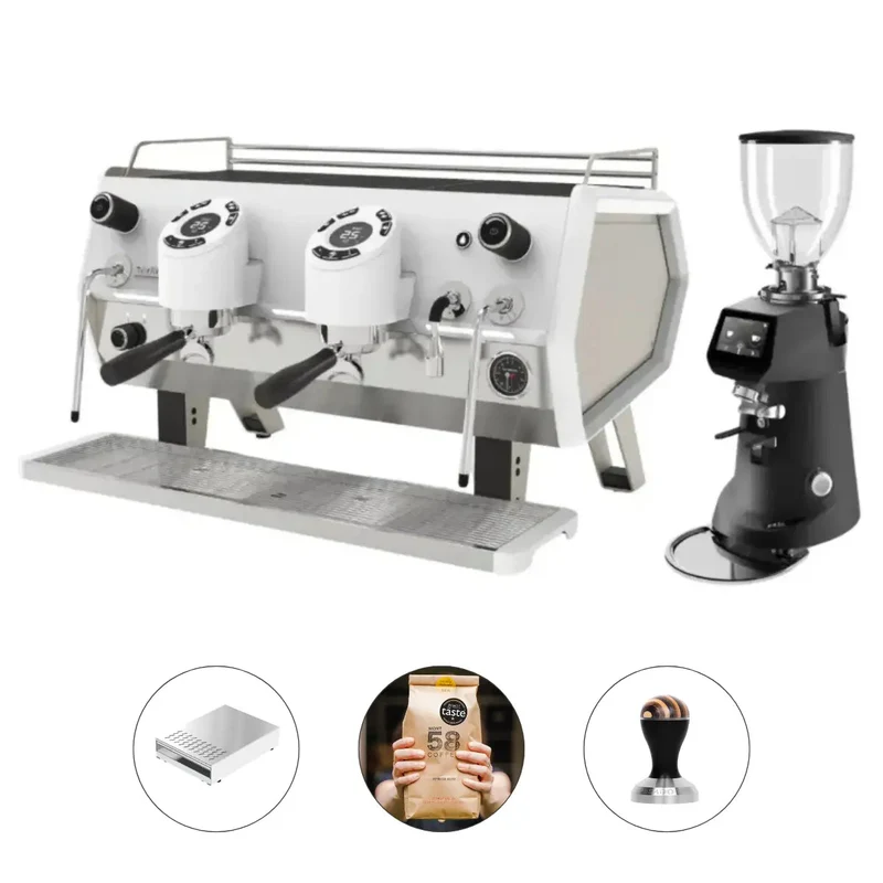 Sanremo D8 Pro 2 Group + SR83 E Pro Grinder Commercial Bundle Kit