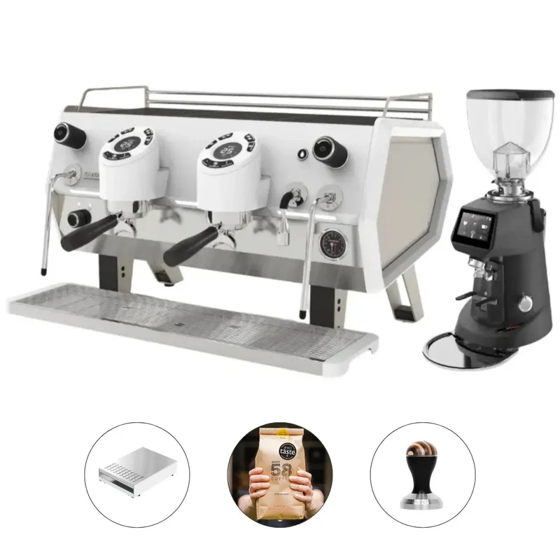 Sanremo D8 Pro 2 Group + SR64 EVO Pro Sense (Grind by Weight) Commercial Bundle Kit