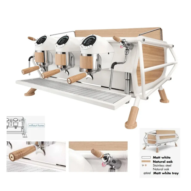 Sanremo Café Racer: Custom Made Espresso Machine 2/3 Group - Advanced Stainless Steel Boiler