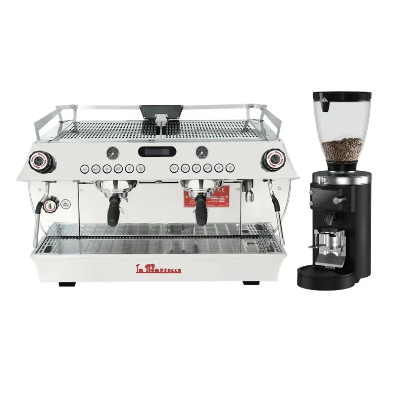 La Marzocco GB5 S AV 2 Group Espresso Machine + Mahlkonig E80s GBW Grinder - Commercial Bundle Kit