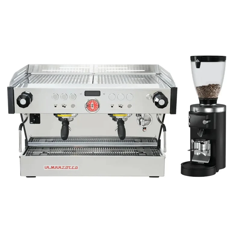 La Marzocco Linea PB S 2 Group Espresso Machine + Mahlkonig E80s GBW Grinder - Commercial Bundle Kit