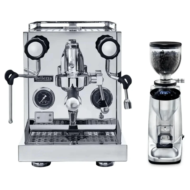 Bellezza Home Espresso Bundle - Inizio R and Inizio R Leva Espresso & Piccola Grinder