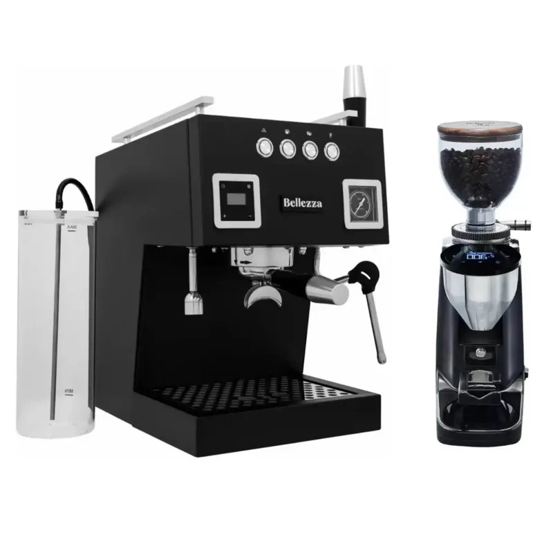 Bellezza Home Espresso Bundle - Bellona Dual Boiler Espresso & Piccola Grinder