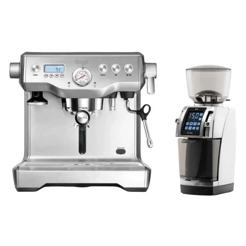 Sage the Dual Boiler Espresso Machine + Baratza Forte BG Grinder Home Bundle Kit