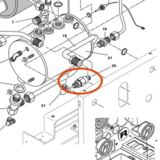Rocket No Return Valve 1/8 MM