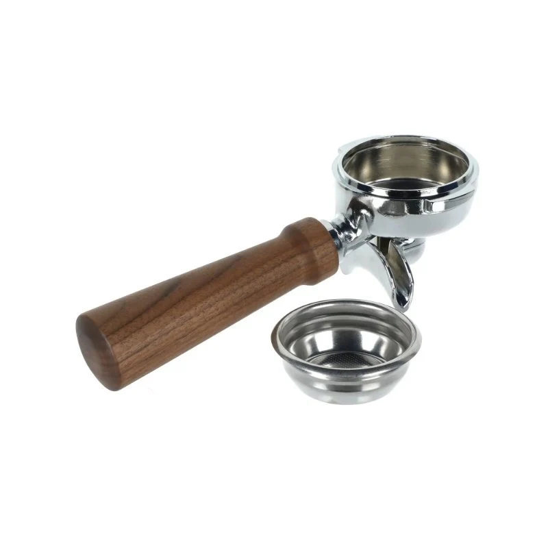CREM Wood Walnut 2 Cup Portafilter