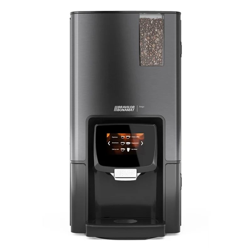 Bravilor Sego 12 Bean to Cup Coffee & Espresso Machine + 2 x Instant Canisters