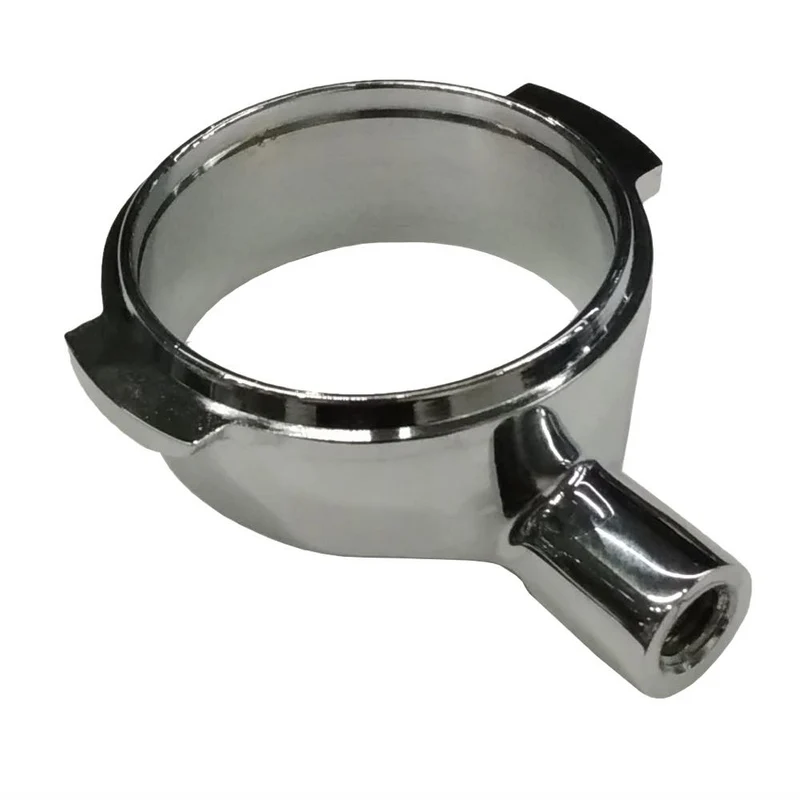 E61 Bodemloze filterdrager kop Chrome - zonder veer