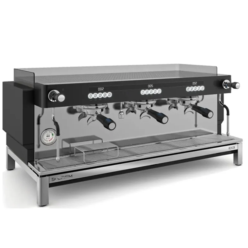 CREM EX3 3 Group Display Espresso Machine - PID & Takeaway Version + 17.5 Litres Boiler