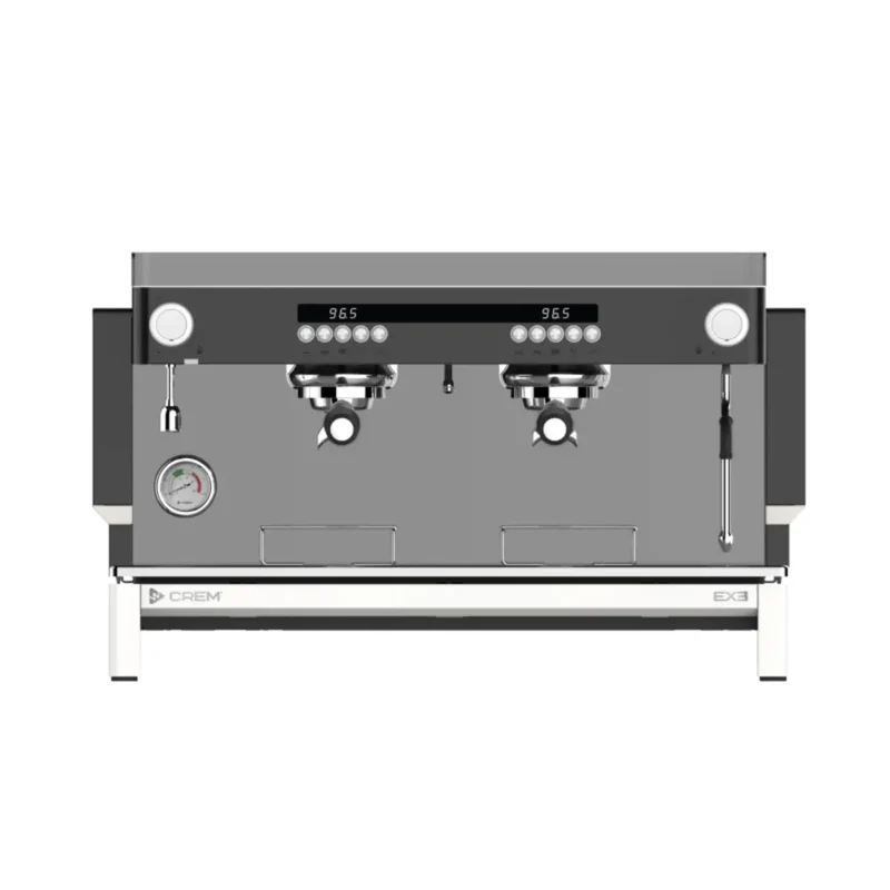 CREM EX3 2 Group Display Espresso Machine 11.5 Litres - Black/White Takeaway