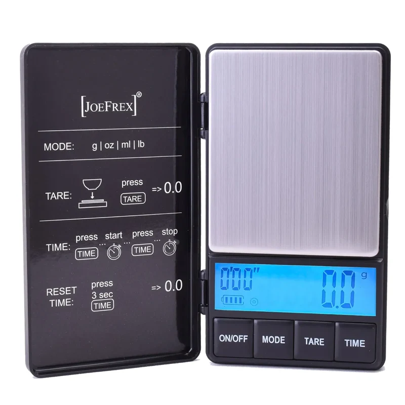 JoeFrex Digital Barista Scale with Timer - Weegschaal