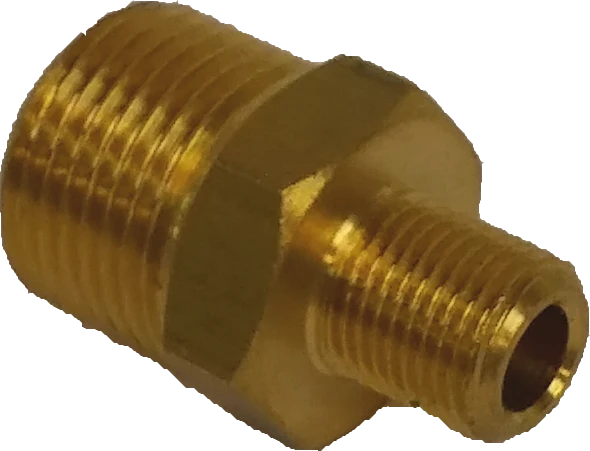 Fitting - 1/8" M - 3/8" M - Messing