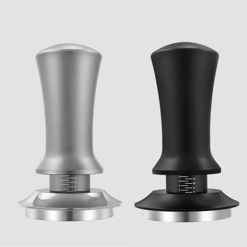 La Barista Tamper Druckregulierend 58mm mit Skala - Schwarz