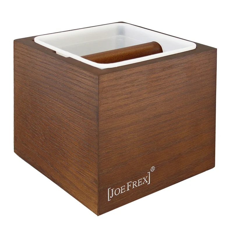 Joefrex Abschlagbehälter Holz Classic Braun
