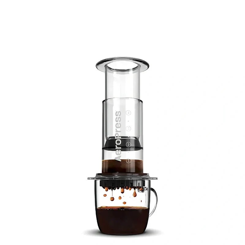 AeroPress Clear Coffee Maker Inkl. 100 Filter