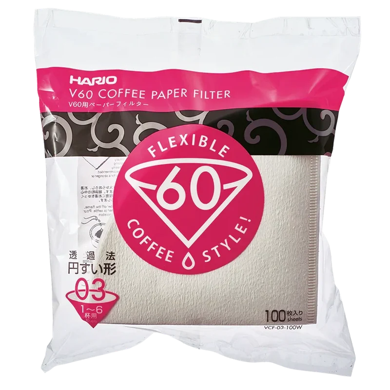 Hario V60 Papierfilter - Größe 03 100 Stück