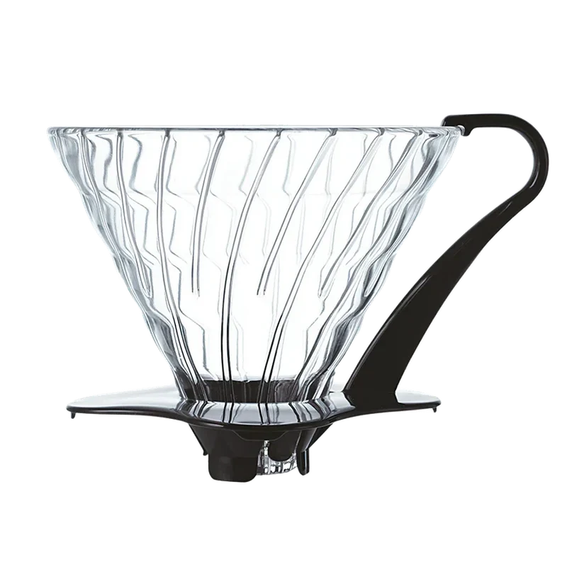 Hario V60 Glass Coffee Dripper 02 - Black