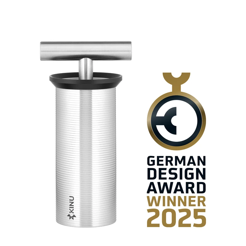 Kinu Saturn Silver - manuelle Gewürzmühle