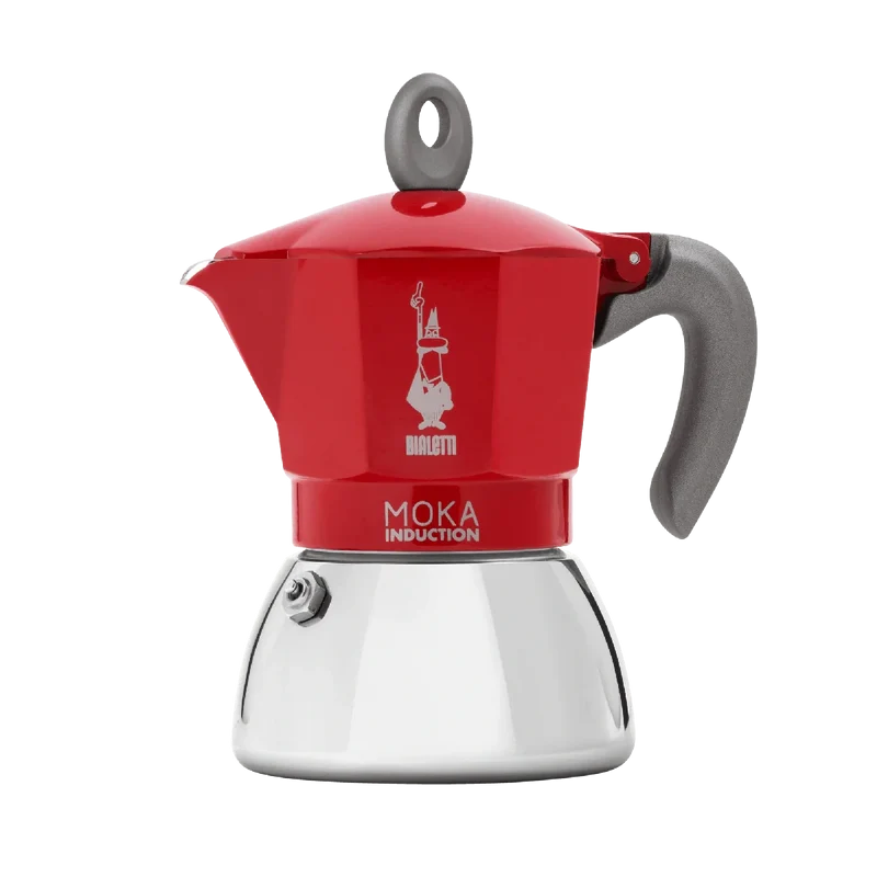 Bialetti New Moka Induction 6 Tassen Rot