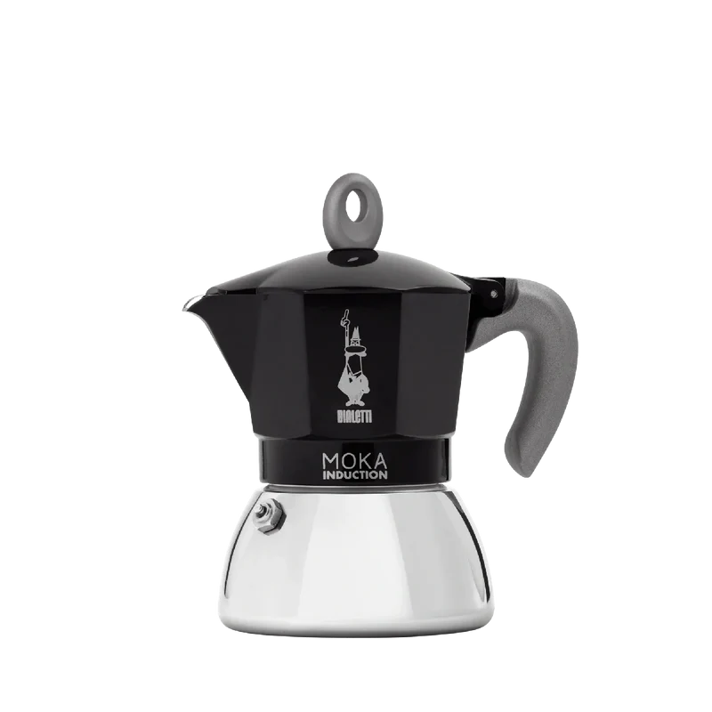 Bialetti New Moka Induction 4 Tassen Schwarz