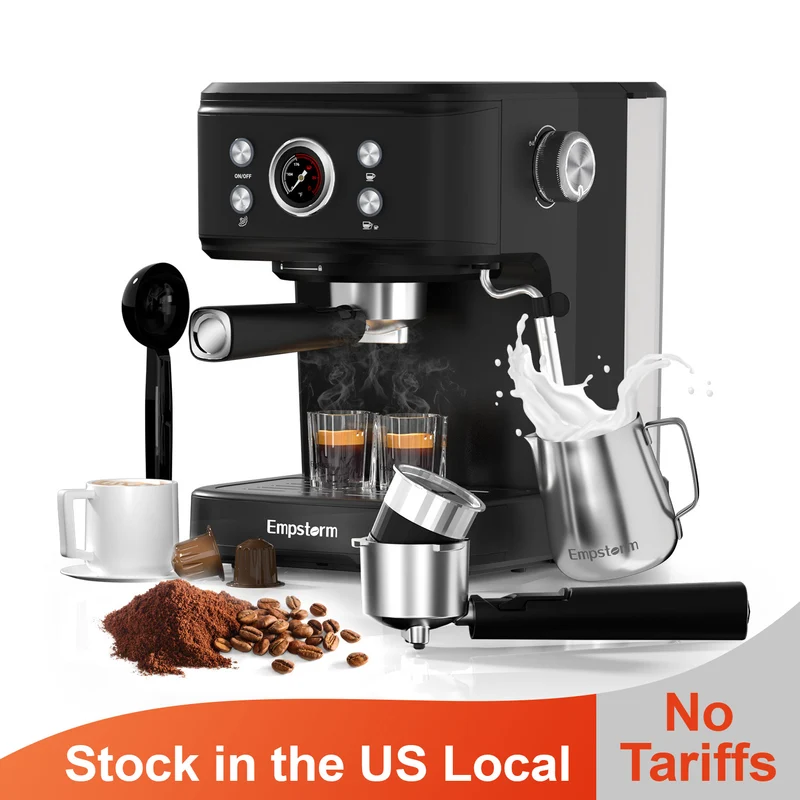 Empstorm® Espresso Machine 04E 3-in 1 Capsule & Coffee Powder and E.S.E. pods