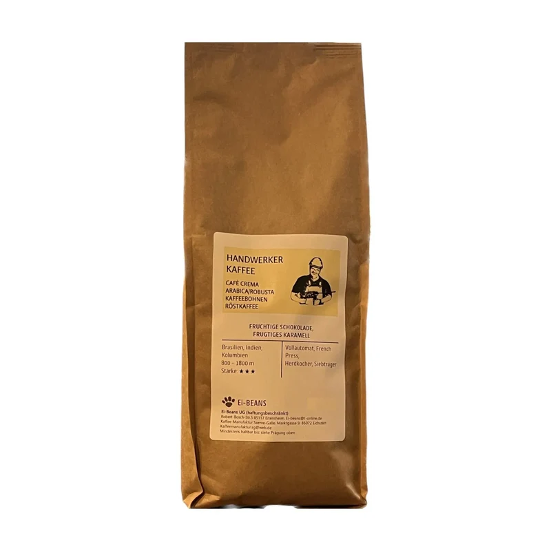 Café Crema "Handwerker Kaffee" Arabica / Robusta