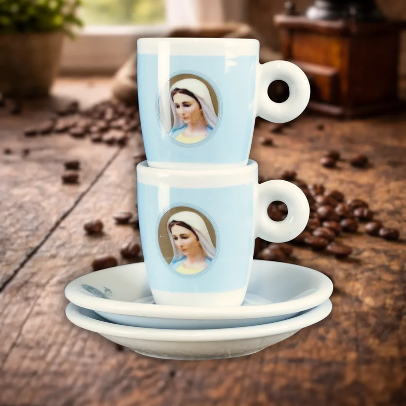 INPETTO Espresso-Tassen inkl. Untertasse - 2er Set