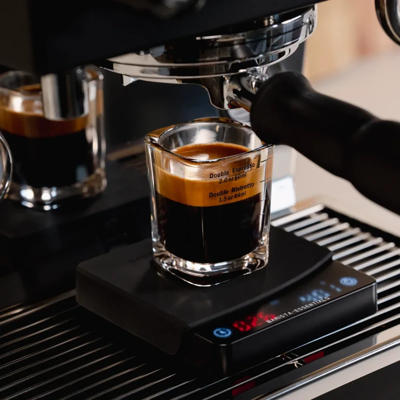 Espresso Shot Glas mit Einteilung