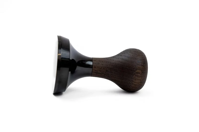 Präzisions Tamper Holz All Black – 58,5 mm Barista