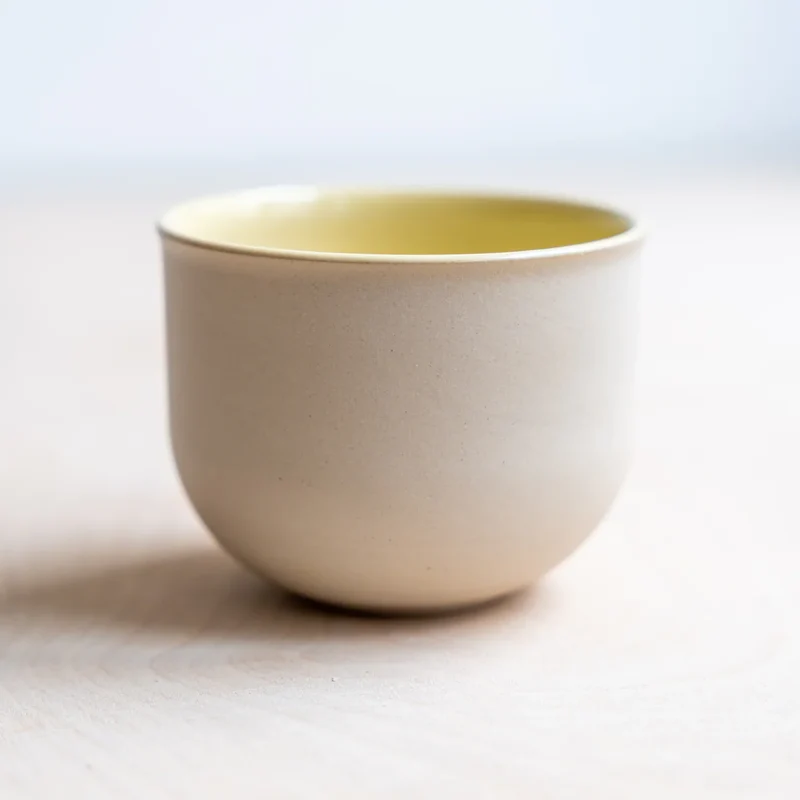 Ocha Matcha & Teetasse Gelb
