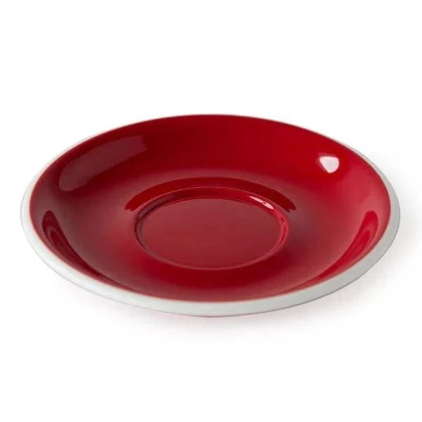 ACME Milchkaffee Untertasse 15 cm Rata Rot - Classic Large