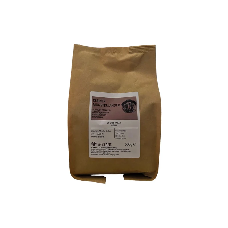 Gourmet Espresso "Kleiner Münsterländer 0,5Kg Arabica / Robusta