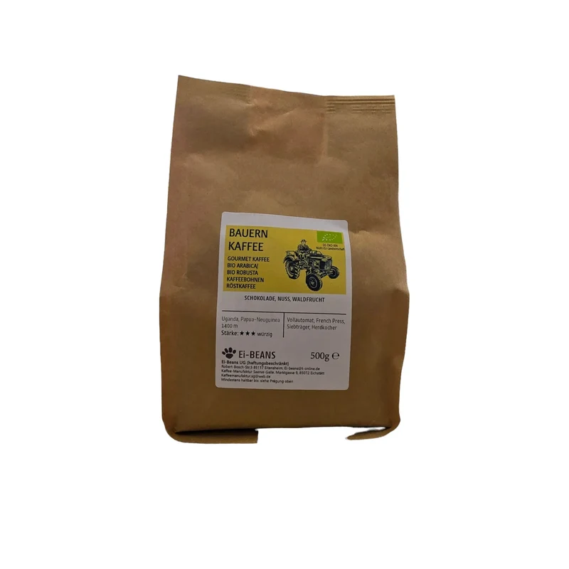 Gourmet Kaffee "Bauern Kaffee" Arabica / Robusta Bio